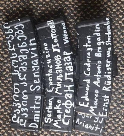 Yeni Zelandiya terrorçusunun silahındakı erməni yazısı deşifrə edildi (FOTOLAR)
