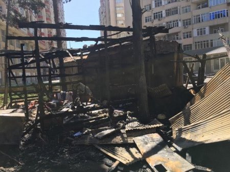Ramin Hacılının evi yandırıldı - 