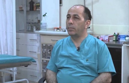 Məşhur həkimin qəbulunda dava - 