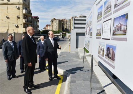 Prezident İlham Əliyev Nərimanov Rayon Məhkəməsinin yeni inzibati binasının açılışında iştirak edib
