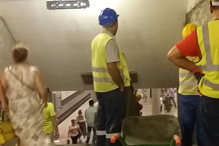 Bakı metrosunda təmir-tikinti əngəli: “Təmir əvəzinə, kondisioner quraşdırın” - FOTOLAR