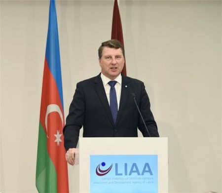 Azərbaycan prezidenti İlham Əliyev Latviya-Azərbaycan biznes forumunda çıxış etdi - TAM MƏTN