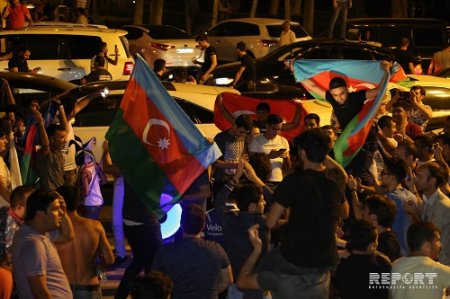 Bakının "Qarabağ" sevinci... - 