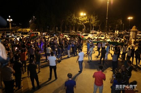 Bakının "Qarabağ" sevinci... - 