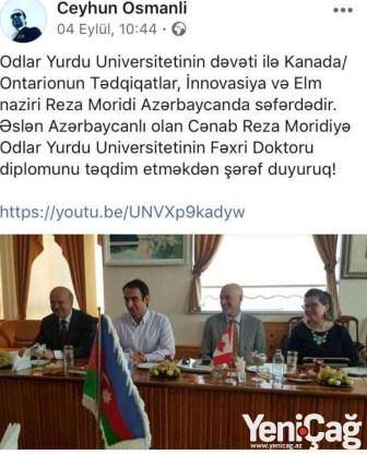 Nazir “erməni soyqırımı abidəsi”ni ziyarət edib, Bakıda “Fəxri doktor” seçildi - Fotolar