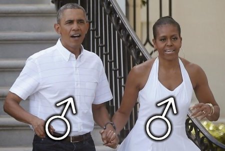 Mişel Obama transseksual çıxdı - 
