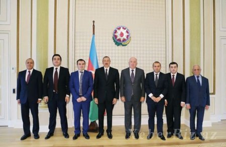 Prezident şahmat üzrə Avropa çempionları ilə görüşdü - 