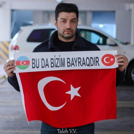 Türk komandanın bayraq jestinə Bakıdan cavab - 