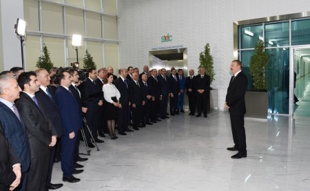 Azərbaycan Prezidenti Sumqayıt Kimya Sənaye Parkında olub - 