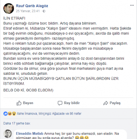 Məşhur verilişlə bağlı qalmaqal –
