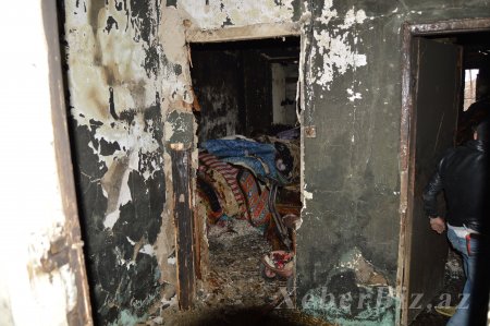Bakıda yanan sanatoriyadan REPORTAJ - VIDEO+FOTOLAR