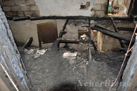 Bakıda yanan sanatoriyadan REPORTAJ - VIDEO+FOTOLAR