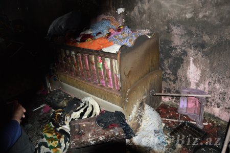Bakıda yanan sanatoriyadan REPORTAJ - VIDEO+FOTOLAR