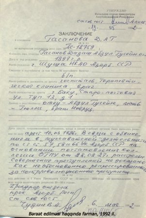 Rəsulzadəni Rusiyadan qaçıran, güllələnəndən 65 il sonra bəraət alan Müsavat rəhbəri – 