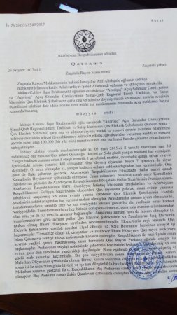 Qaxda Qarabağ qazisinin evini yandırıblar, 