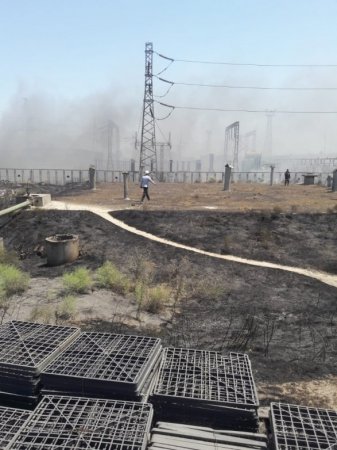 Hacıbala Abutalıbovun bazarı yandı? - FOTOLAR