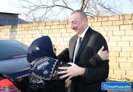 Prezident Ağsu sakinlərinin problemlərini dinlədi - Fotolar