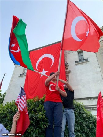Erməni iddialarına qarşı Türkiyə - Azərbaycan birliyi: ABŞ -da erməni - türk davası (VİDEO - FOTO)