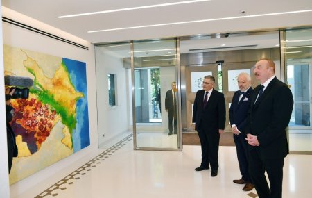 Prezident İlham Əliyev Azərbaycanın Belçikadakı səfirliyinin yeni binasının açılışında iştirak edib