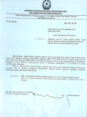 Ağcabədi rayonunda törədilmiş cinayət işi 2 ildi niyə açılmır? – CİNAYƏT YERİNDƏN VİDEO GÖRÜNTÜLƏR
