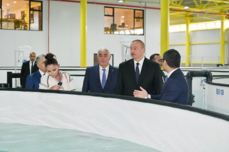 Prezident və xanımı “Nərəkənd”in açılışında (FOTOLAR)