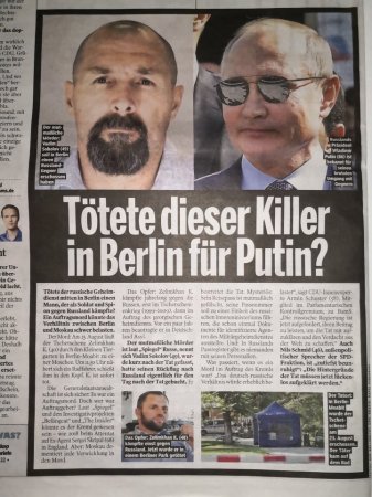 Almaniya qəzeti Putinə işləməsi ehtimal olunan killerdən yazıb
