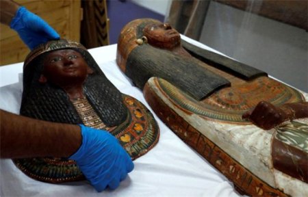 3400 illik mumiya ilk dəfə insanların gözü qarşısında açıldı - Fotolar