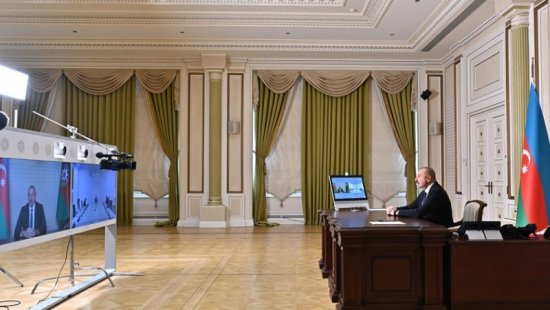 Prezidentlə Monteneqro parlamentinin sədri arasında videoformatda görüş oldu (YENİLƏNİB/FOTO)