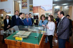 Mədəniyyət naziri Adil Kərimli D&uuml;şənbədə tacik həmkarı ilə g&ouml;r&uuml;ş&uuml;b&nbsp; &nbsp;
