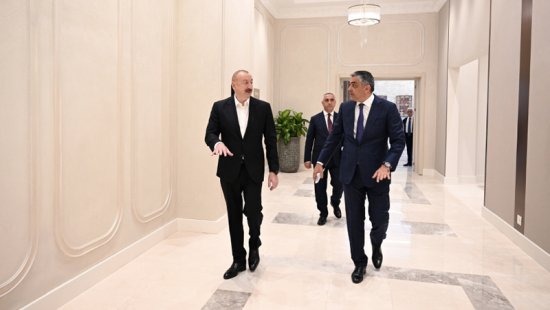 Prezident Xankəndində açılışlar etdi (YENİLƏNİB)
 
