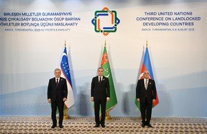 Avazada Azərbaycan, T&uuml;rkmənistan və &Ouml;zbəkistan &uuml;&ccedil;tərəfli g&ouml;r&uuml;ş&uuml; olub &nbsp;
