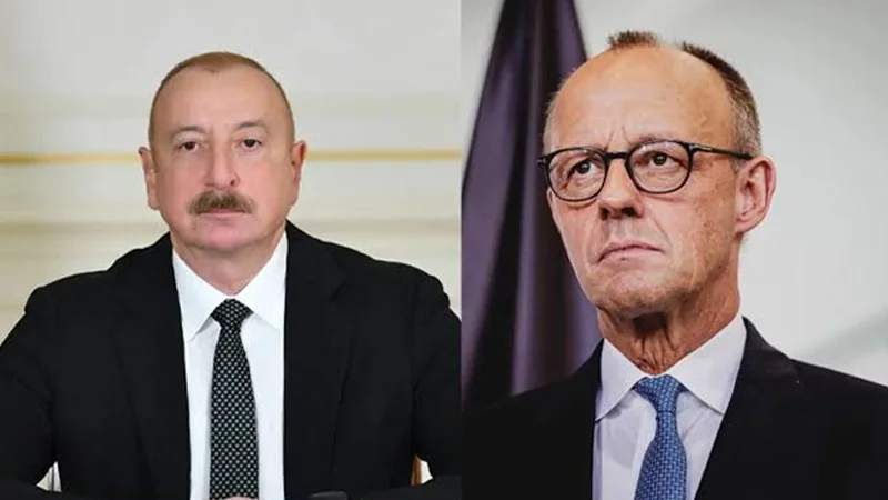 
İlham Əliyevlə Fridrix Merz arasında təkbətək görüş keçirildi (YENİLƏNİB)